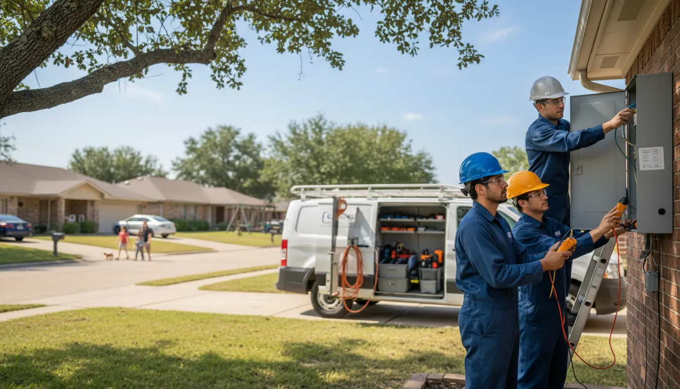 Certified electrician providing emergency electrical services in Yale, IA